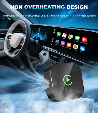 AULEXIS™ Mini Wireless CarPlay/Android Auto Adapter
